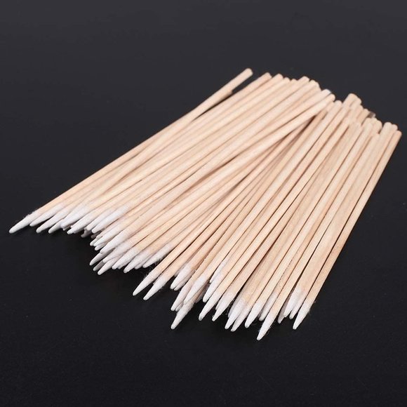 Fenshine 400 Count Microblading Cotton Swab, Cotton Swabs Pointed Tip - Picture 3 of 7